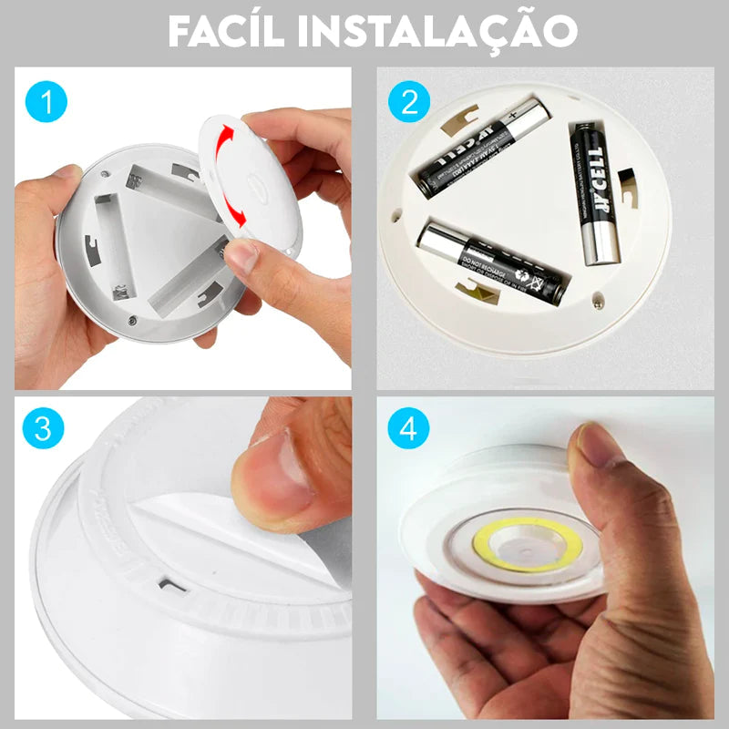 Luz Led Inteligente com Controle Remoto - Compre 1 LEVE 3