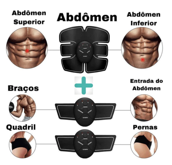 Estimulador Muscular - Tonificador de glúteos para o bumbum perfeito