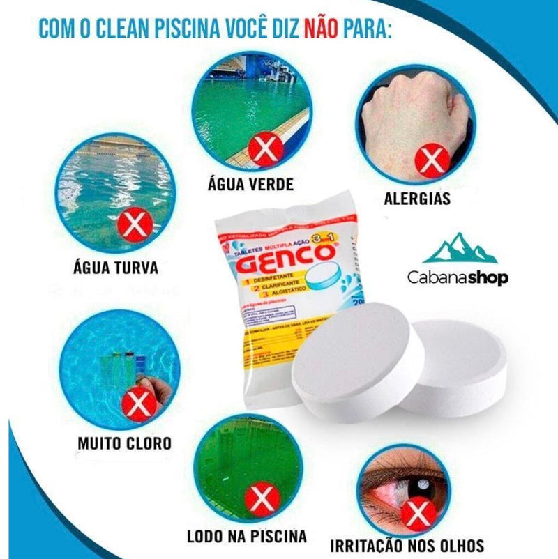 Kit Super Limpador de Piscina